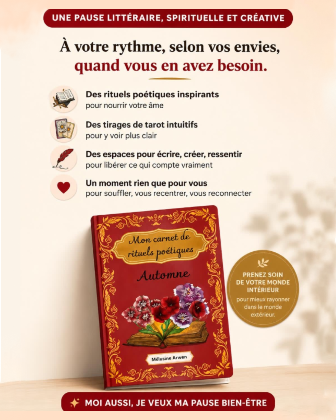 Présentation du carnet de rituels poétiques Automne